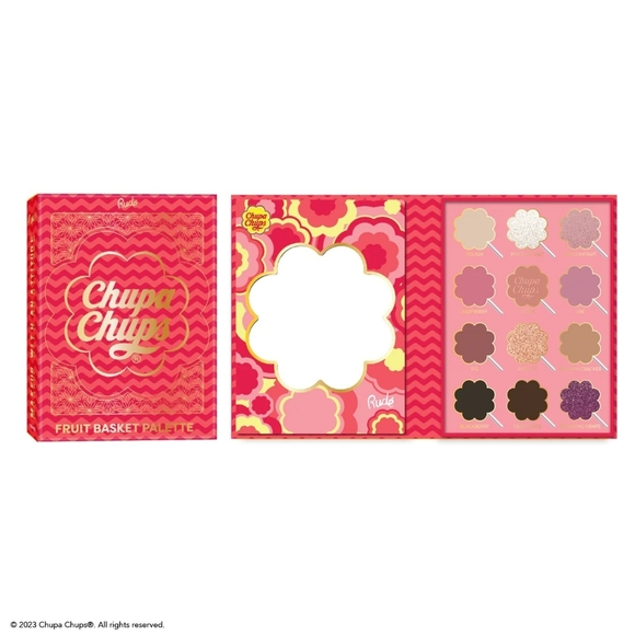 NIB Rude-Chupa Chups Fruit Basket Eyeshadow Palette - Picture 3 of 11